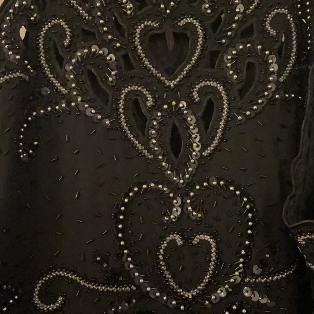 Black Formal Halter Sequin Dress XXL - Picture 6 of 11